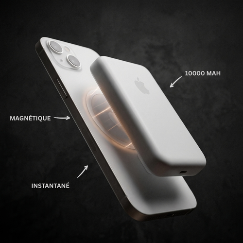 Powerbank MagSafe 10000mAh + Porte-Cartes Gratuit