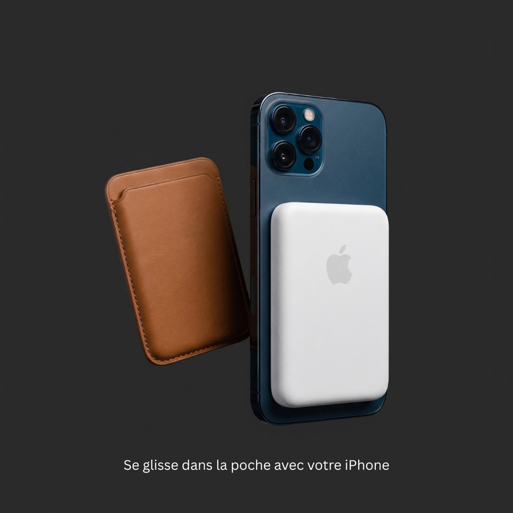 Powerbank MagSafe 10000mAh + Porte-Cartes Gratuit